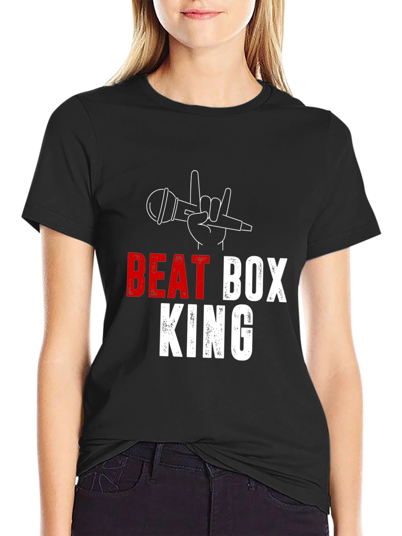 Beat Box King Black T-Shirt