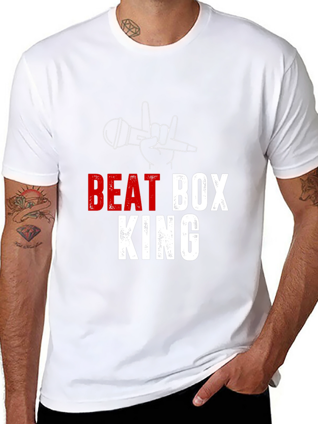 Beat Box King Black T-Shirt