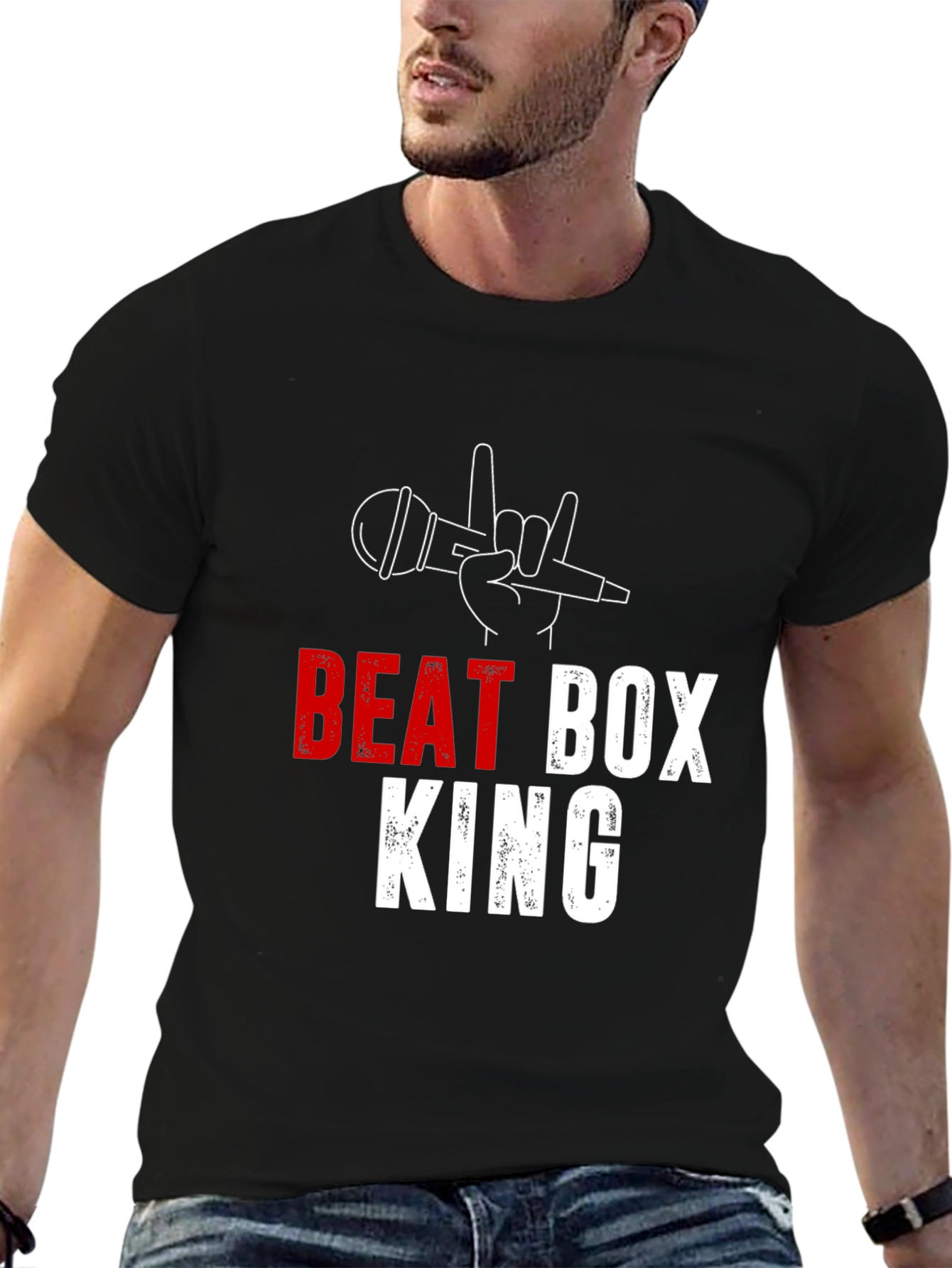 Beat Box King Black T-Shirt