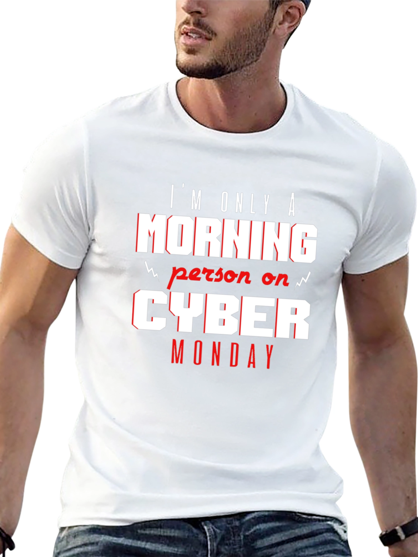 Funny Cyber Monday T-Shirt - Morning Person