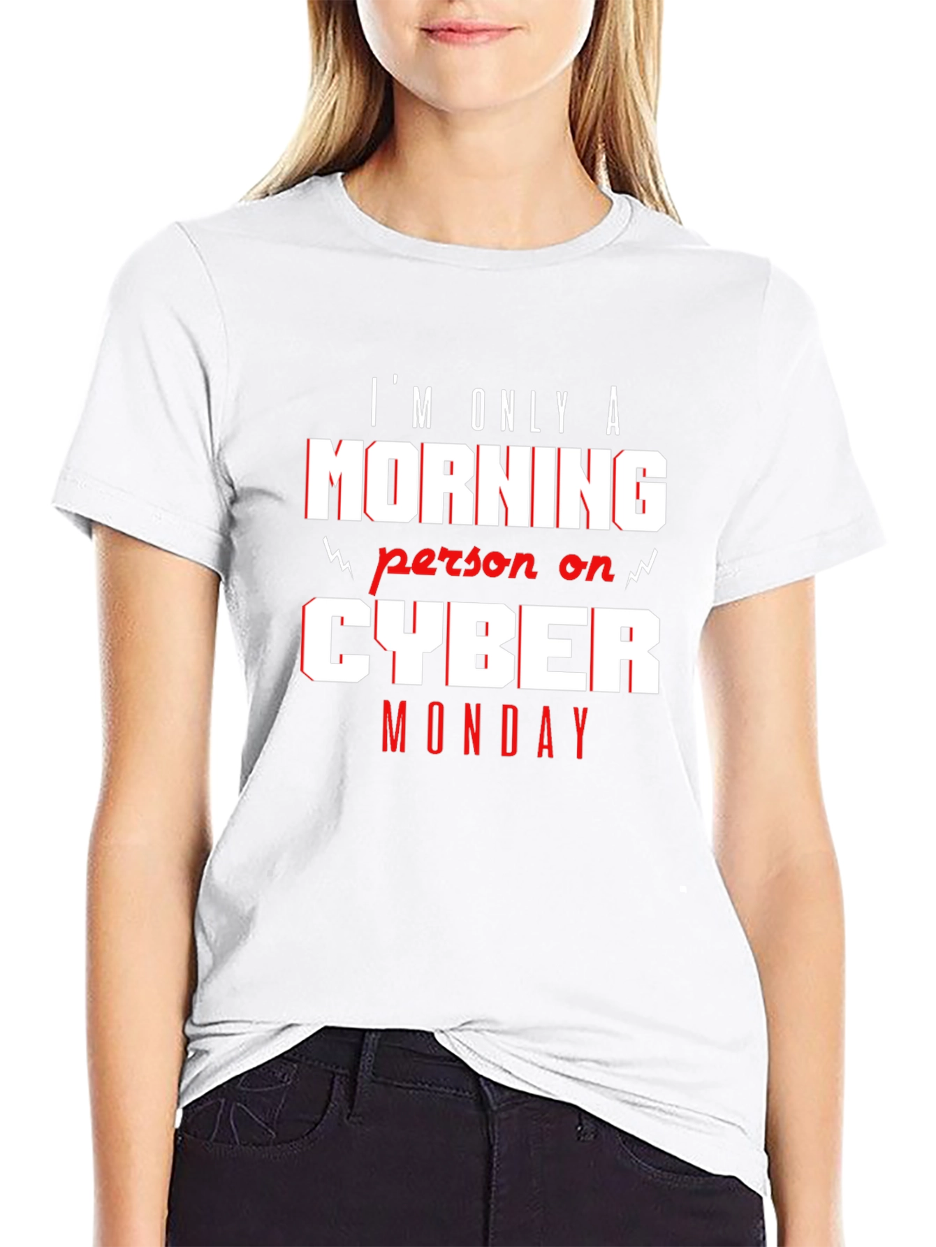 Funny Cyber Monday T-Shirt - Morning Person