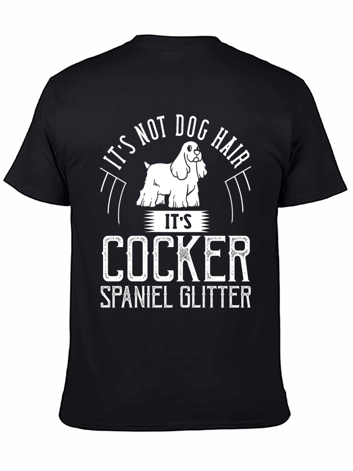 Cocker Spaniel Glitter T-Shirt - Dog Lover Tee