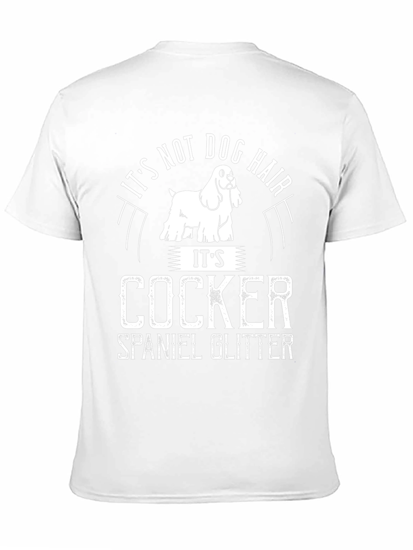 Cocker Spaniel Glitter T-Shirt - Dog Lover Tee
