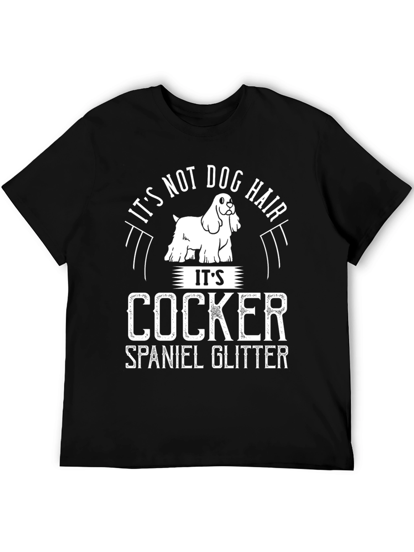 Cocker Spaniel Glitter T-Shirt - Dog Lover Tee