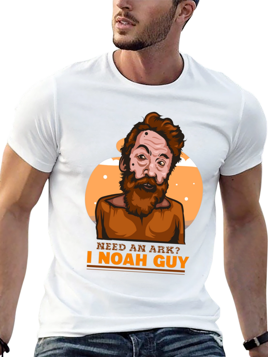 Need An Ark? Graphic Print T-Shirt