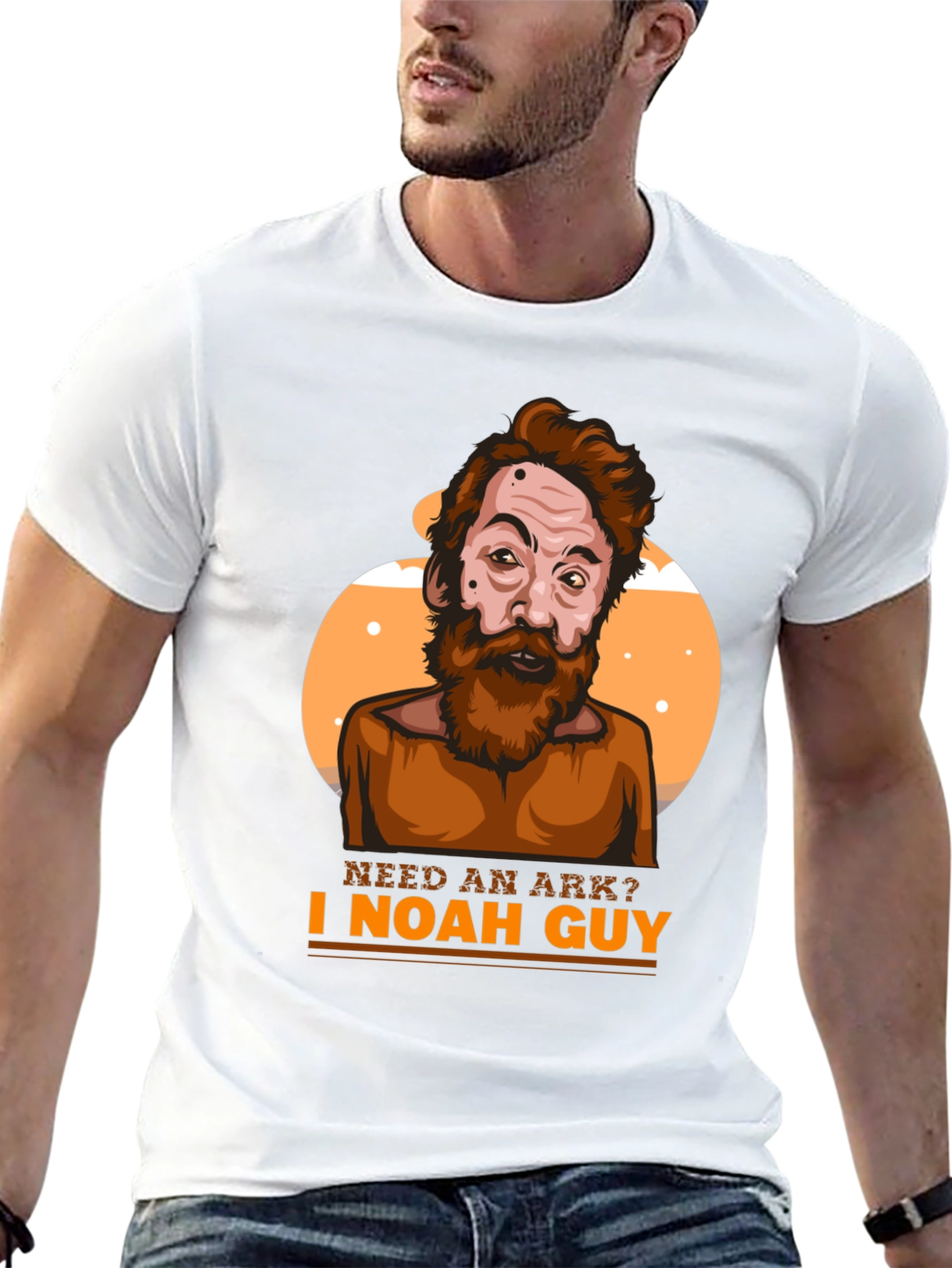 Need An Ark? Graphic Print T-Shirt