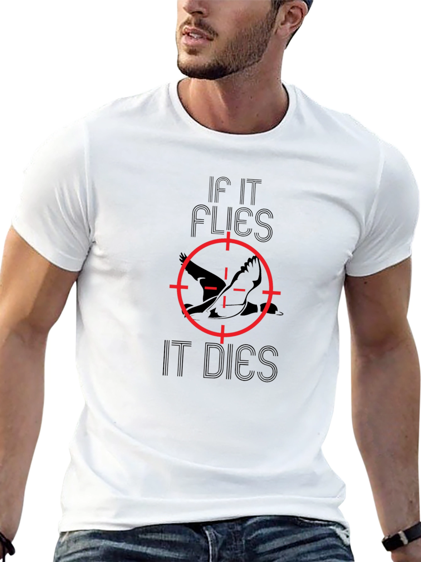 If It Flies It Dies Graphic Tee - Hunting Shirt