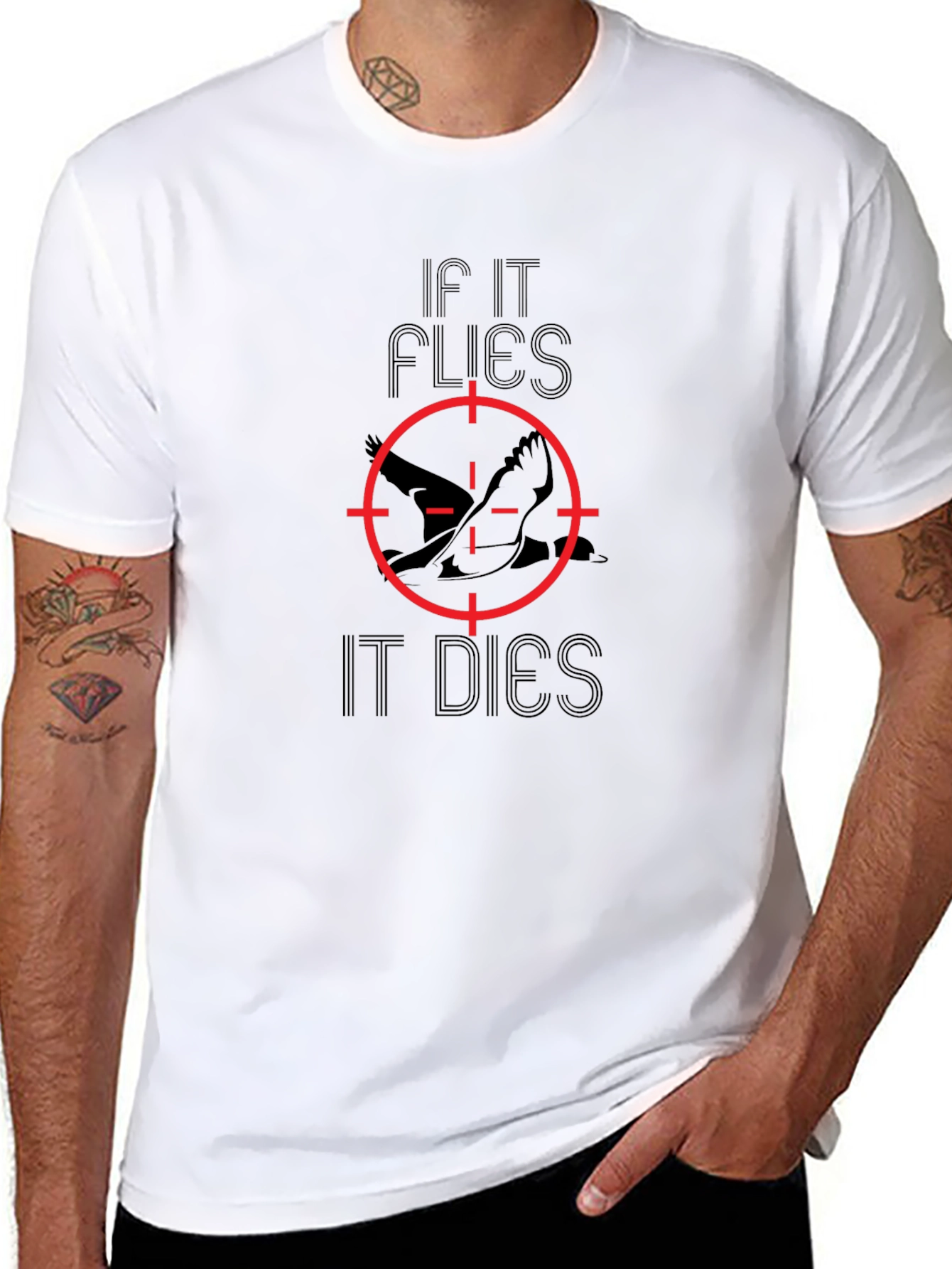 If It Flies It Dies Graphic Tee - Hunting Shirt