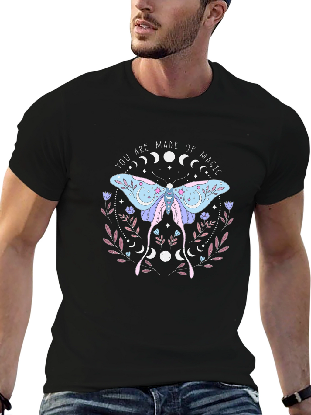 Magical Moon Moth Graphic Tee - Unisex