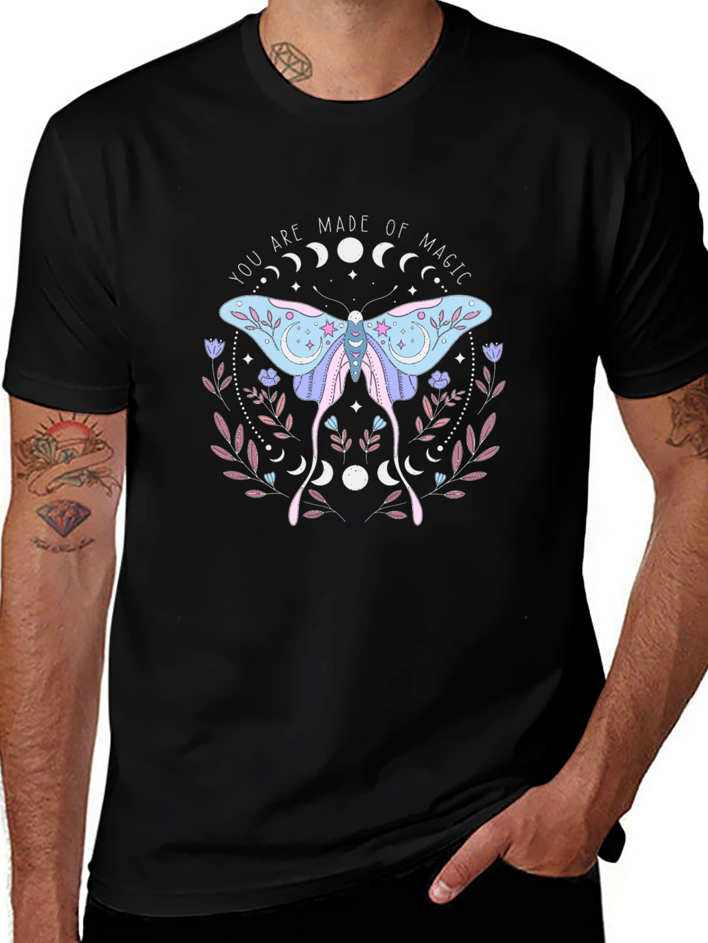 Magical Moon Moth Graphic Tee - Unisex