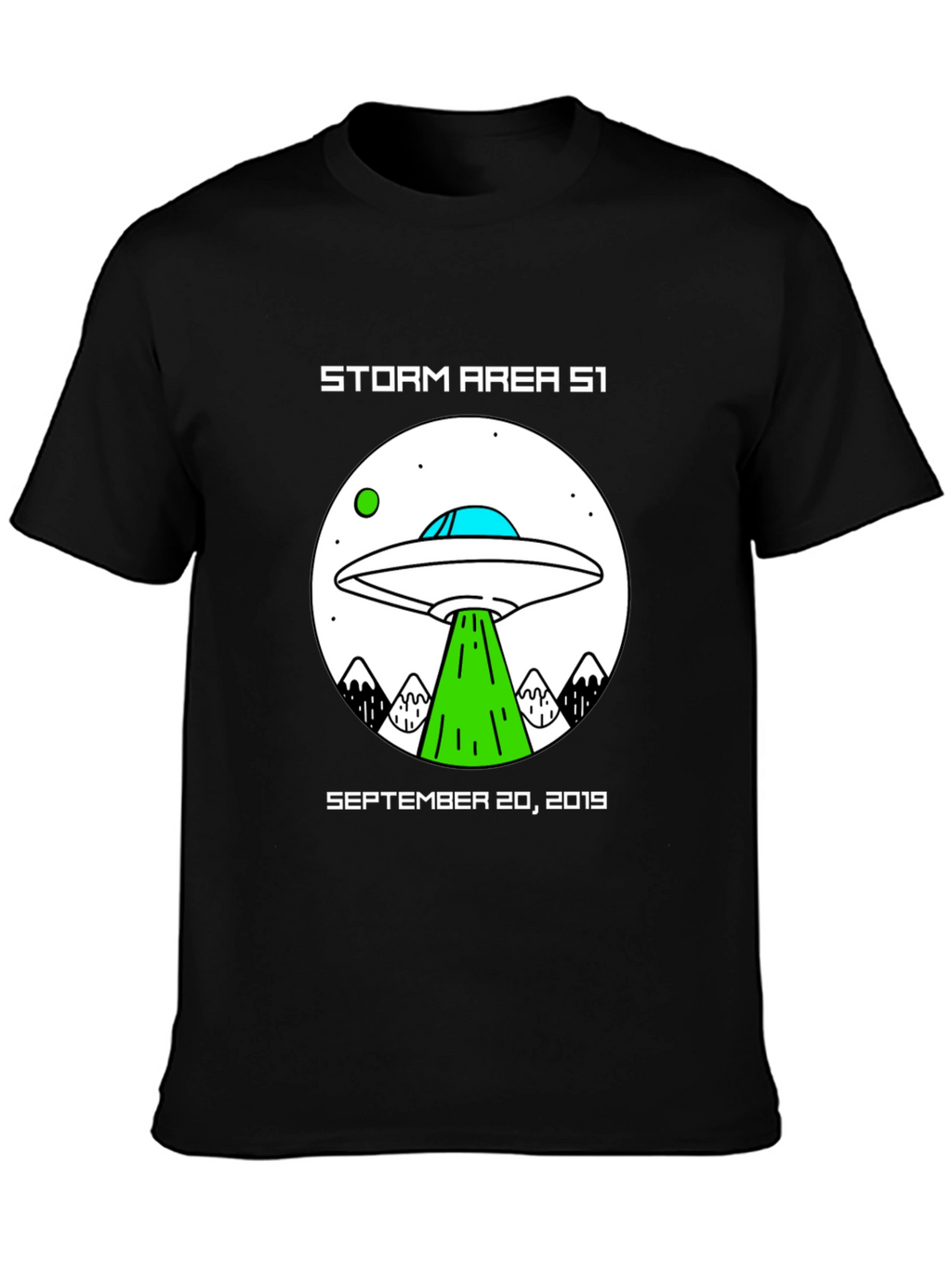 Storm Area 51 UFO Graphic T-Shirt