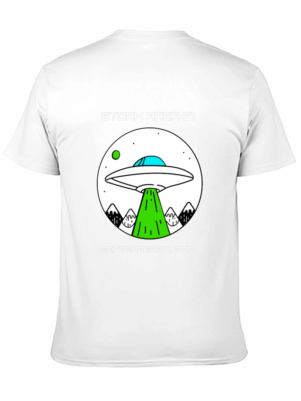 Storm Area 51 UFO Graphic T-Shirt