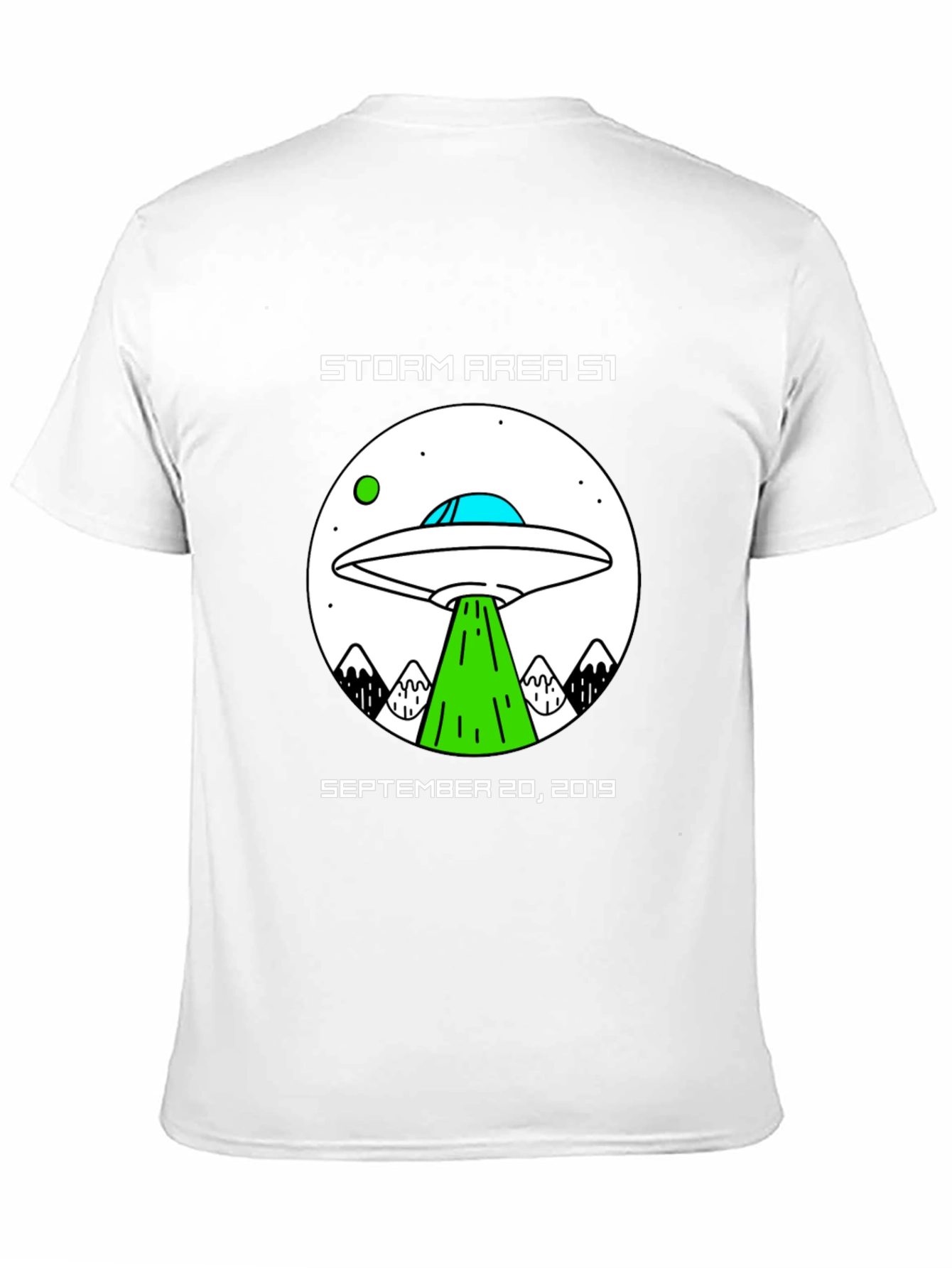Storm Area 51 UFO Graphic T-Shirt
