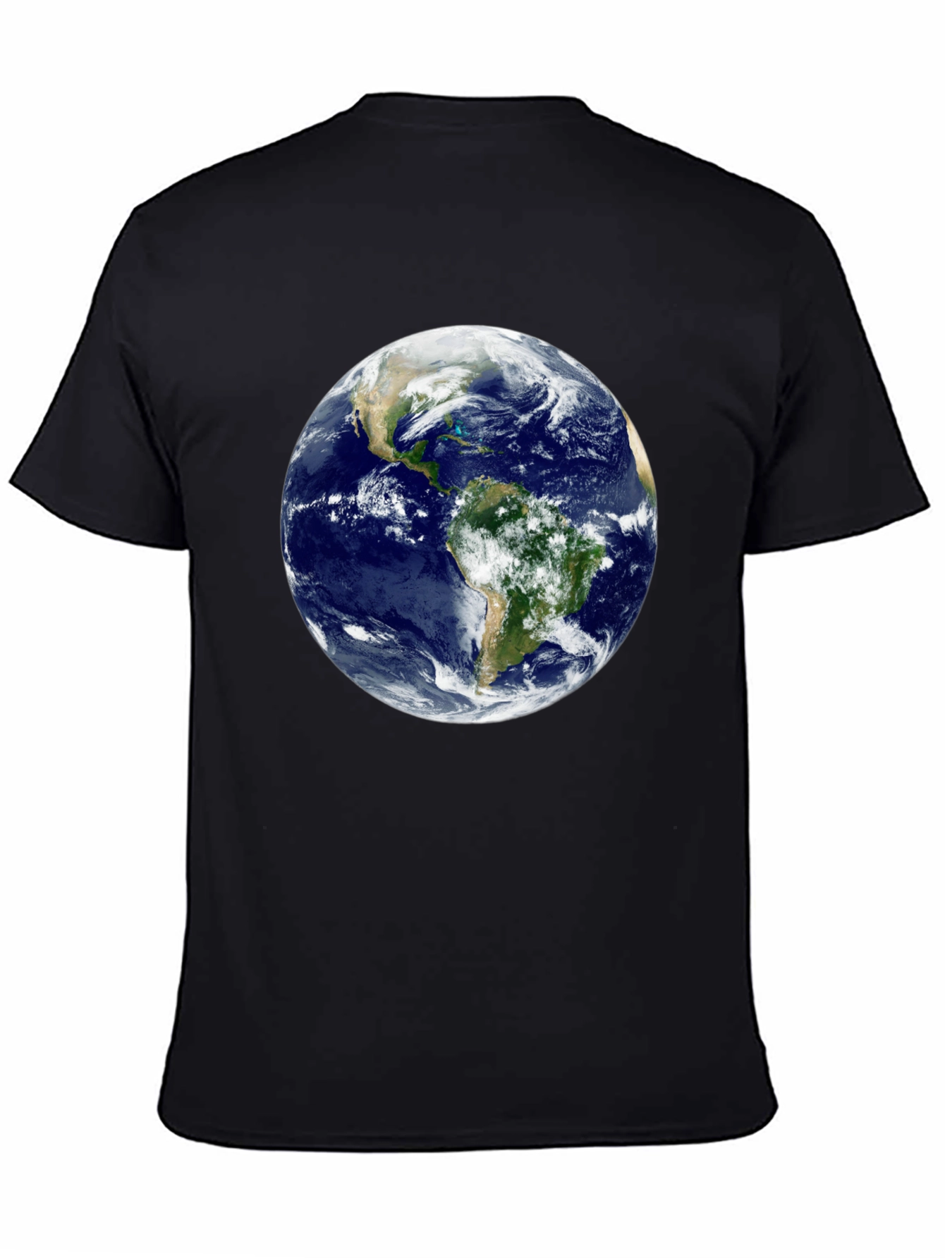 Earth Graphic Black T-Shirt - Global Awareness Tee