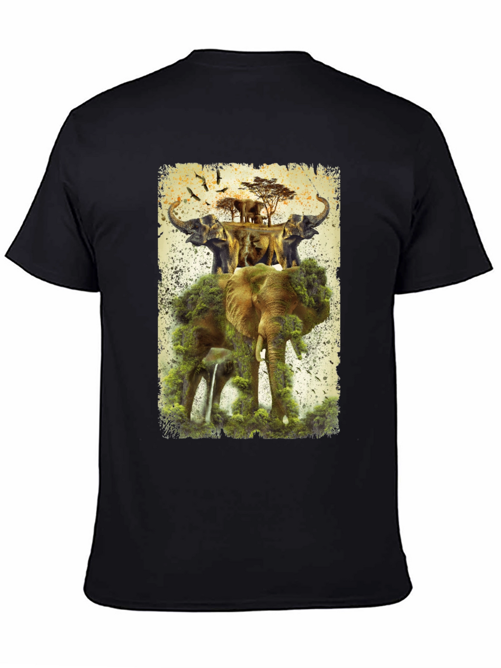 Elephant Kingdom Mens Graphic Tee