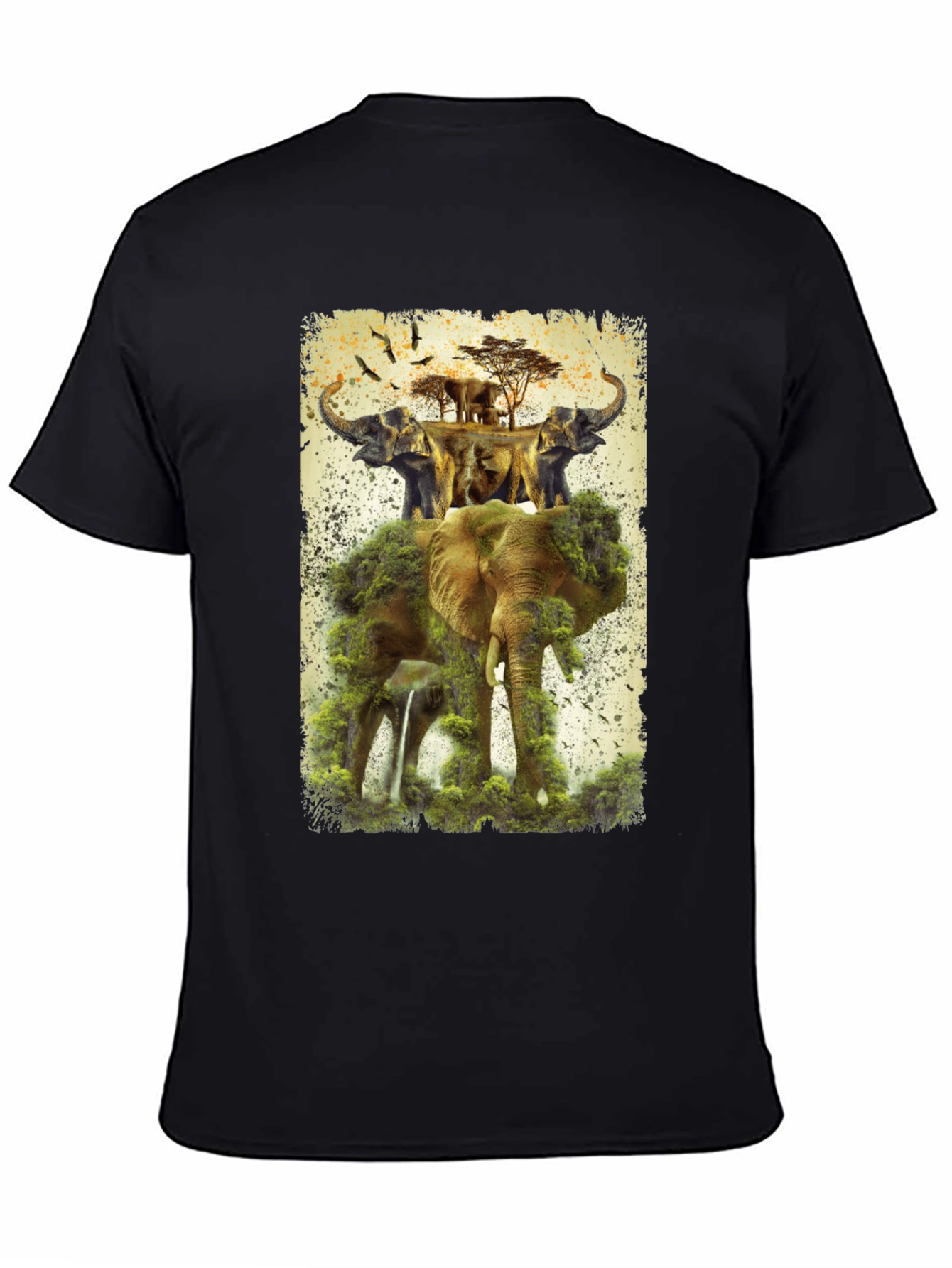Elephant Kingdom Mens Graphic Tee