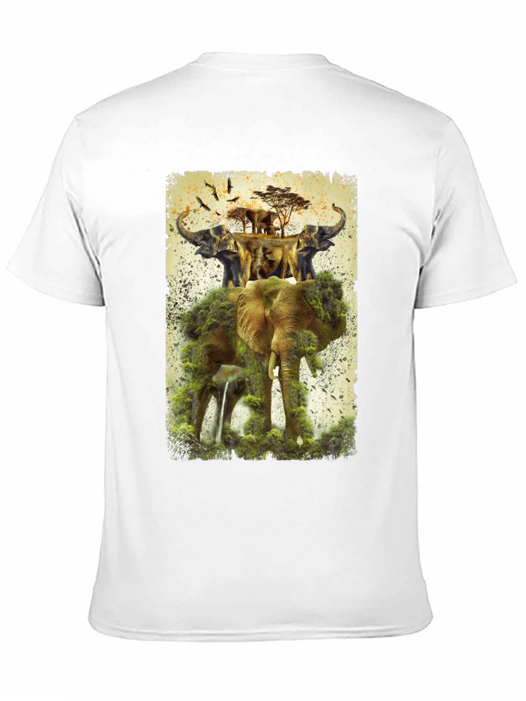 Elephant Kingdom Mens Graphic Tee