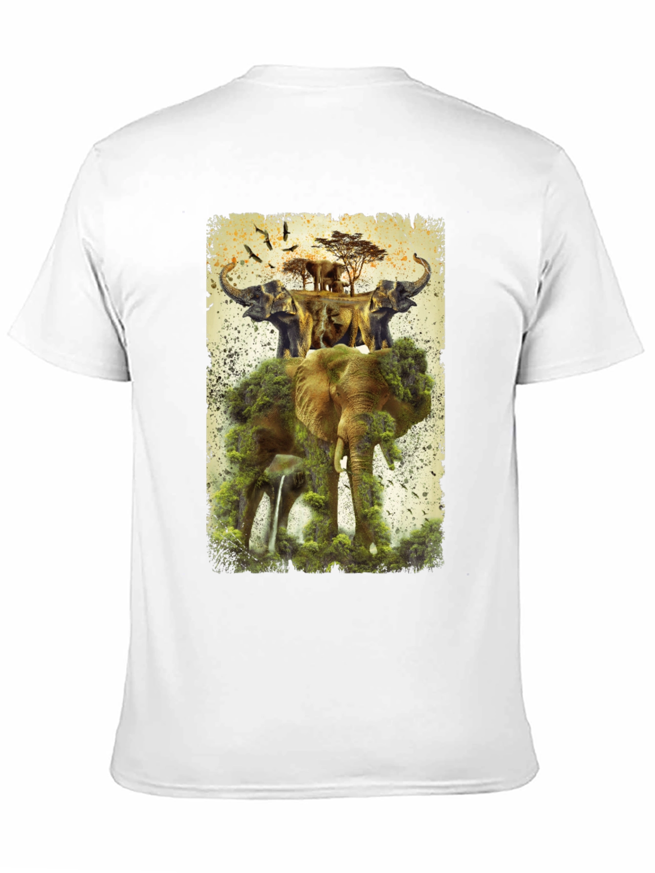 Elephant Kingdom Mens Graphic Tee