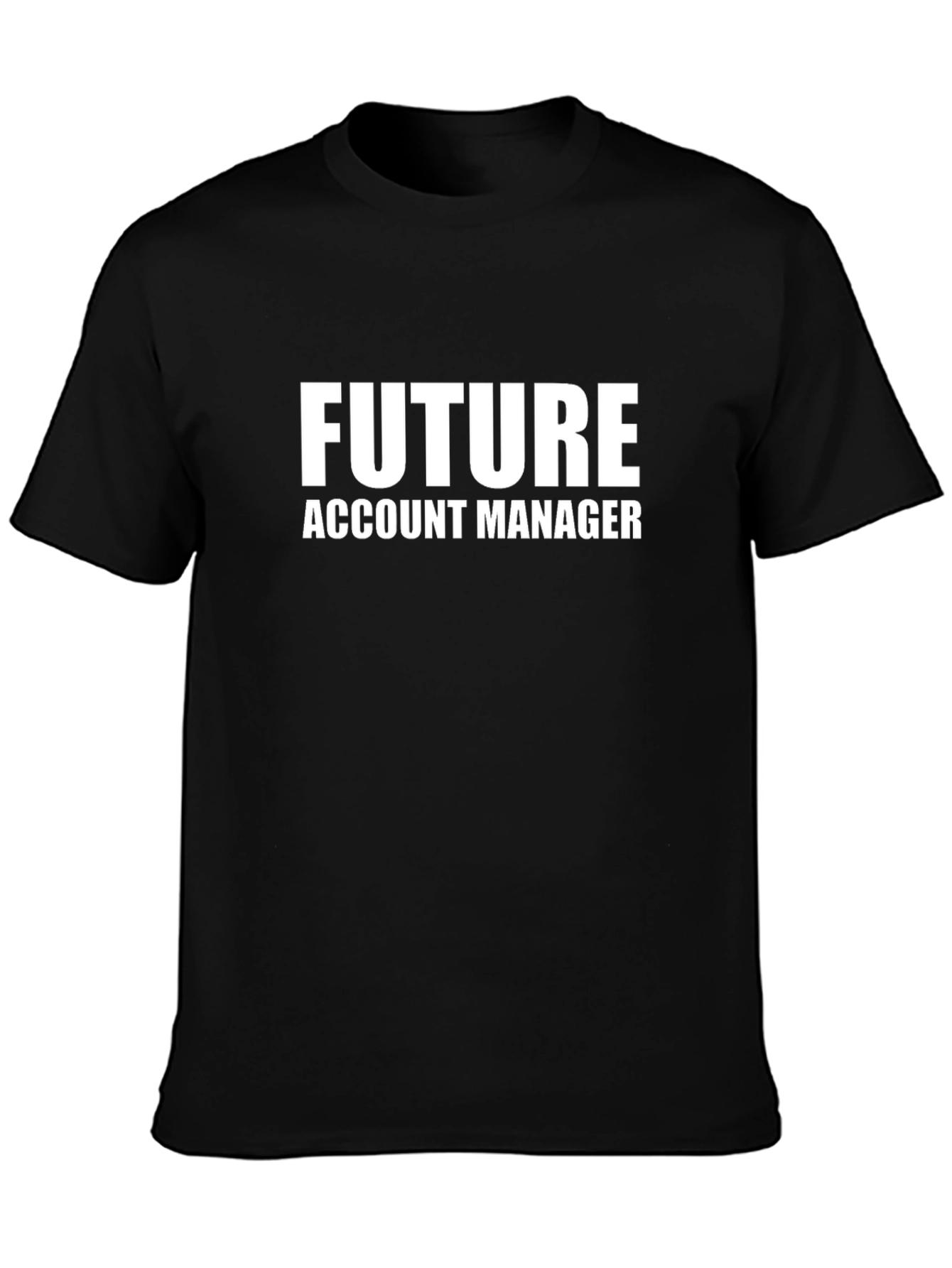 Future Account Manager Black T-Shirt