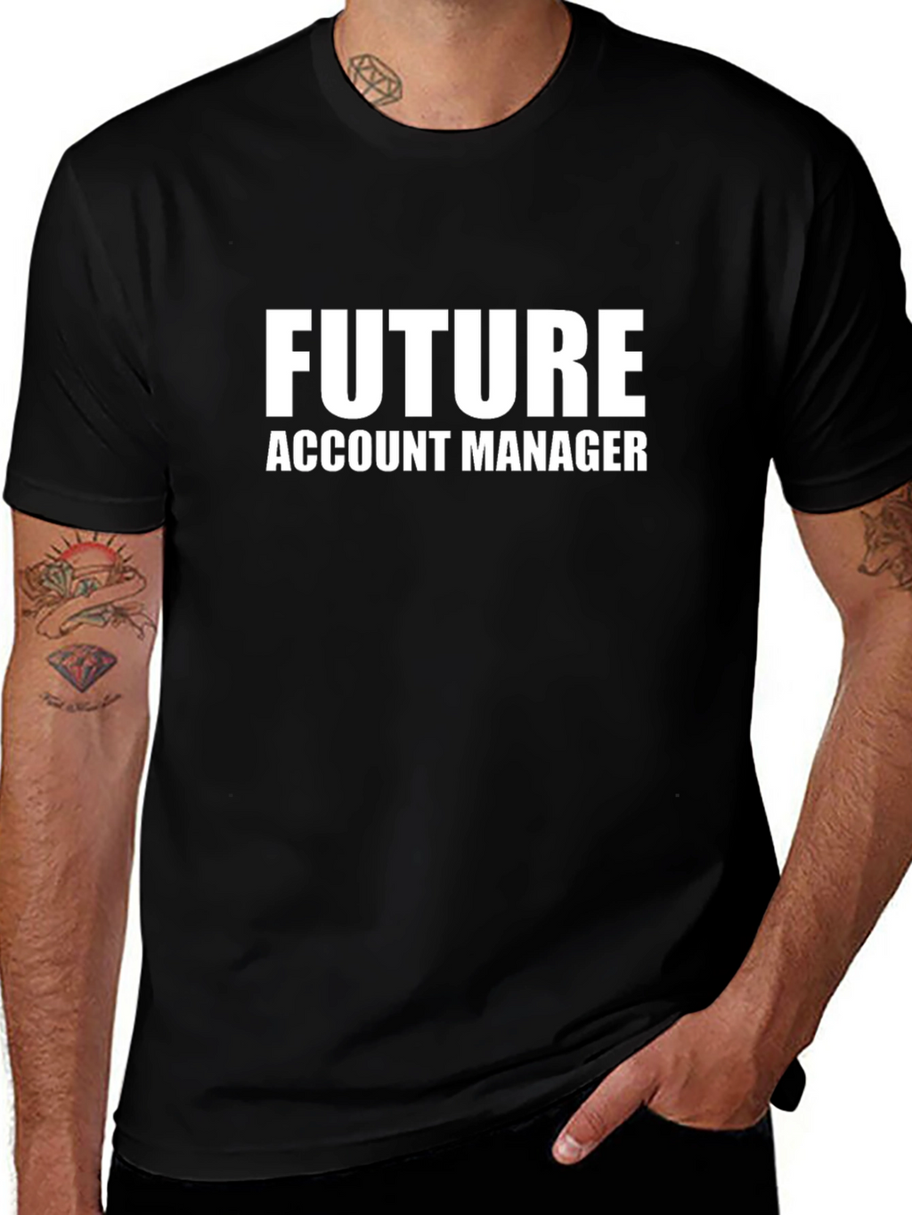 Future Account Manager Black T-Shirt