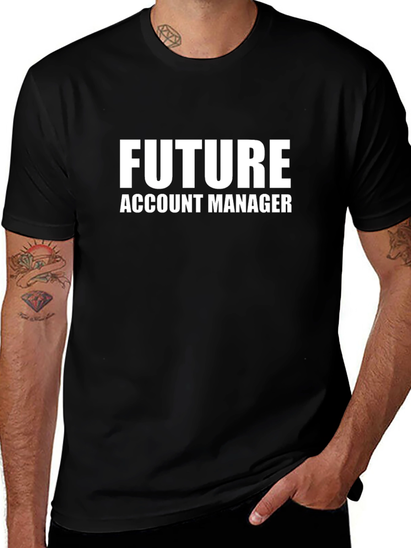 Future Account Manager Black T-Shirt