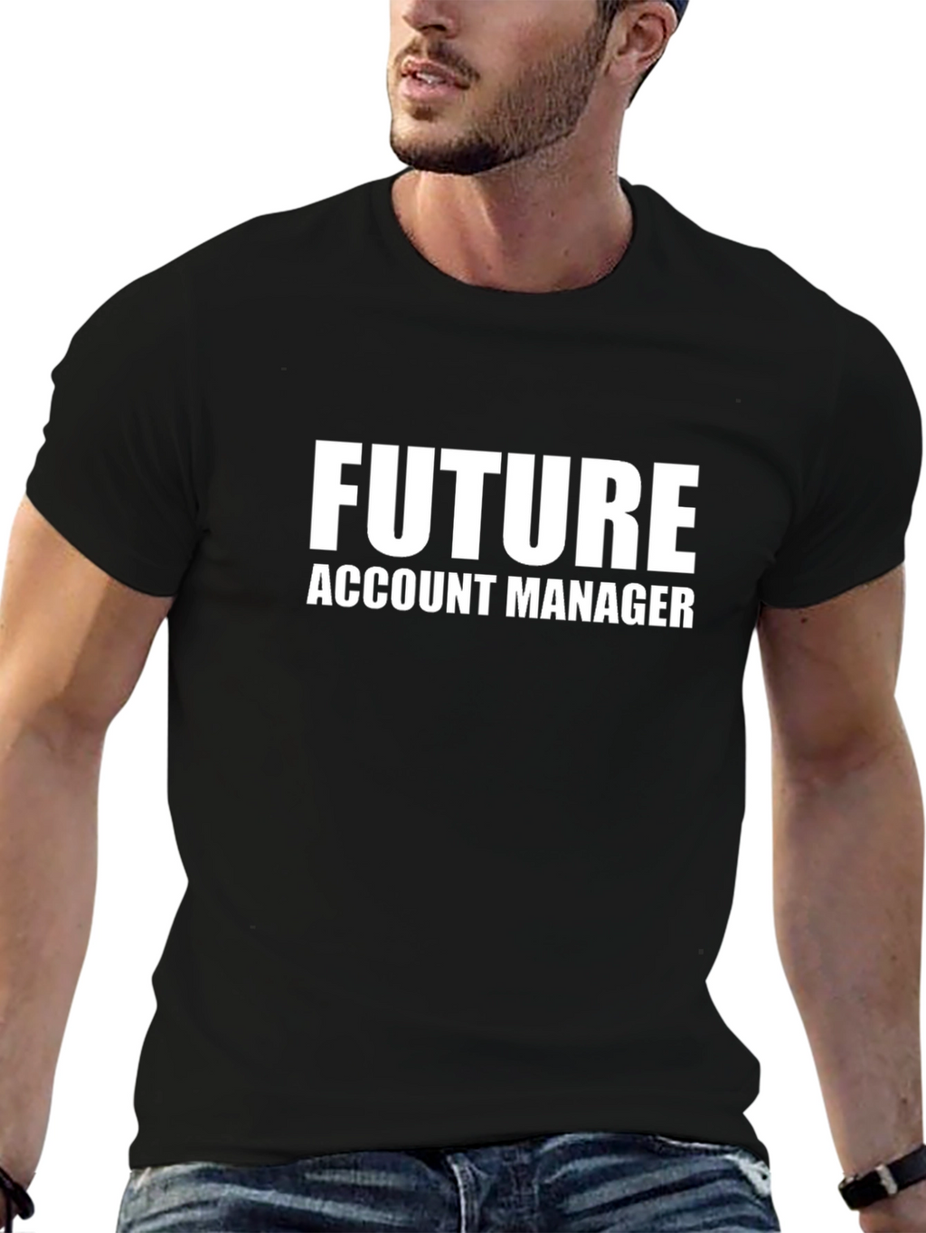 Future Account Manager Black T-Shirt