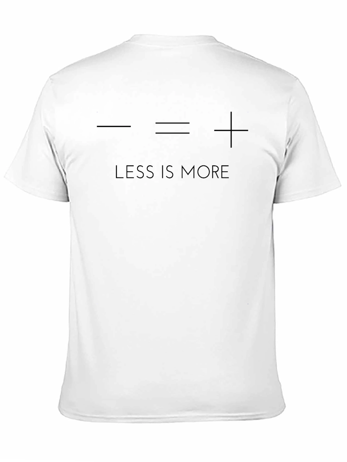 Less is More Graphic T-Shirt - Minimalist Design