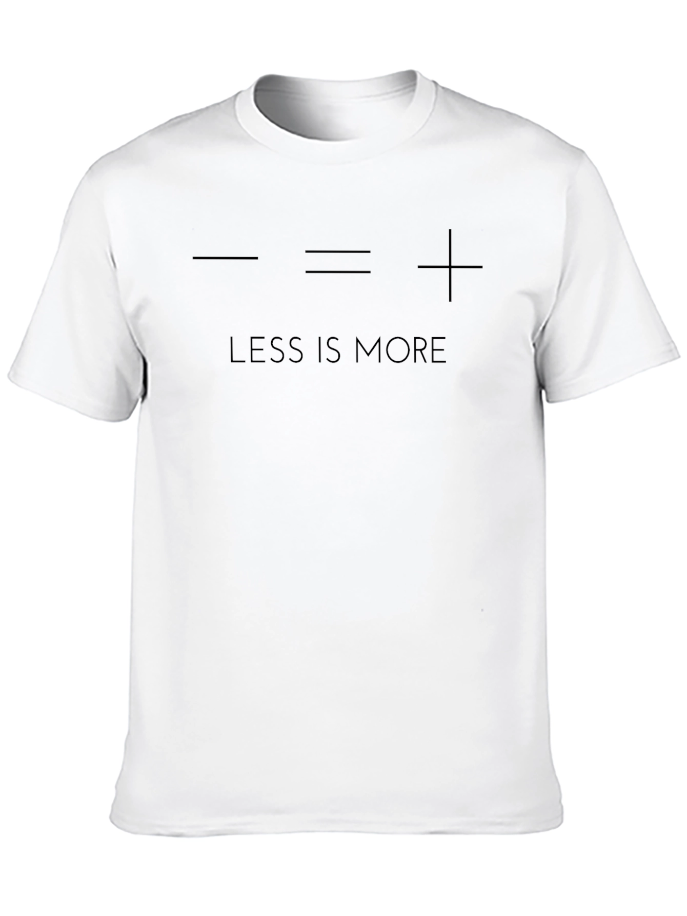 Less is More Graphic T-Shirt - Minimalist Design