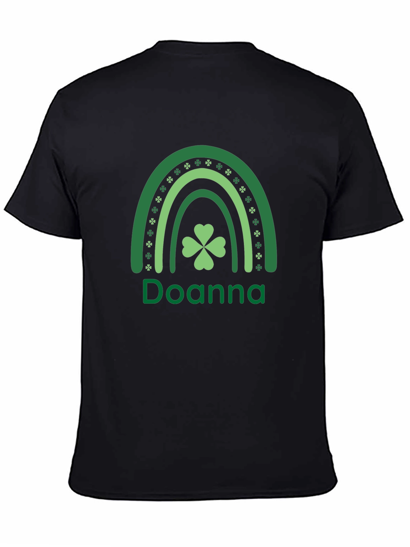 Doanna St. Patricks Day Rainbow Clover T-Shirt