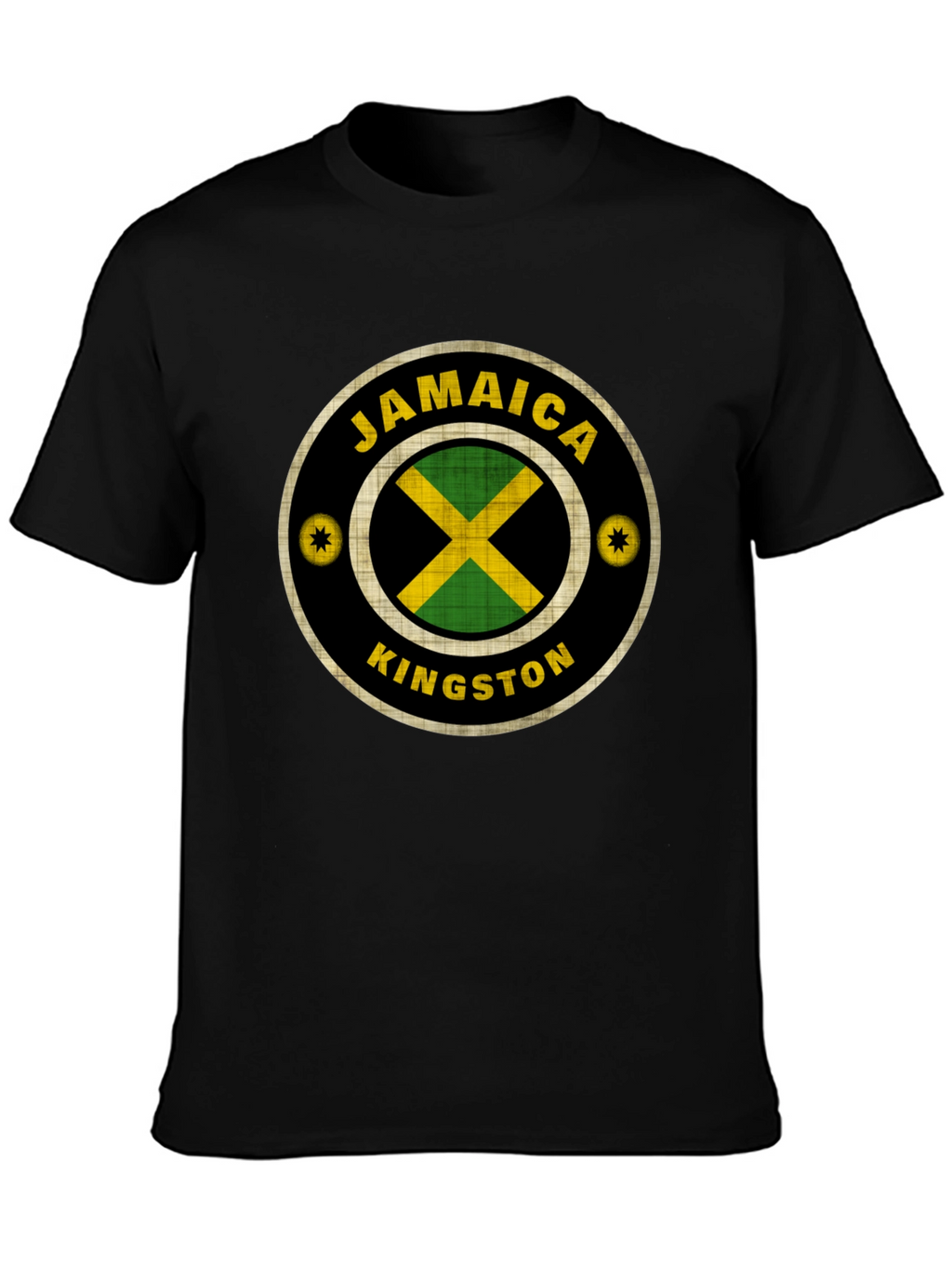 Jamaica Kingston Graphic T-Shirt - Black