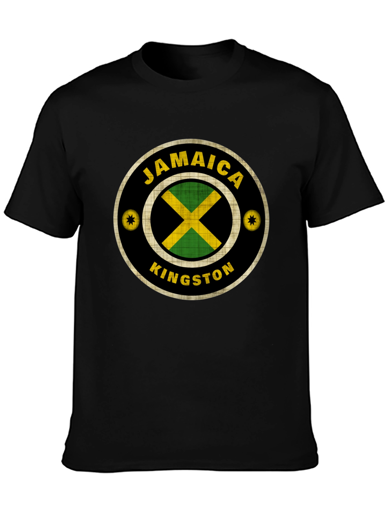 Jamaica Kingston Graphic T-Shirt - Black