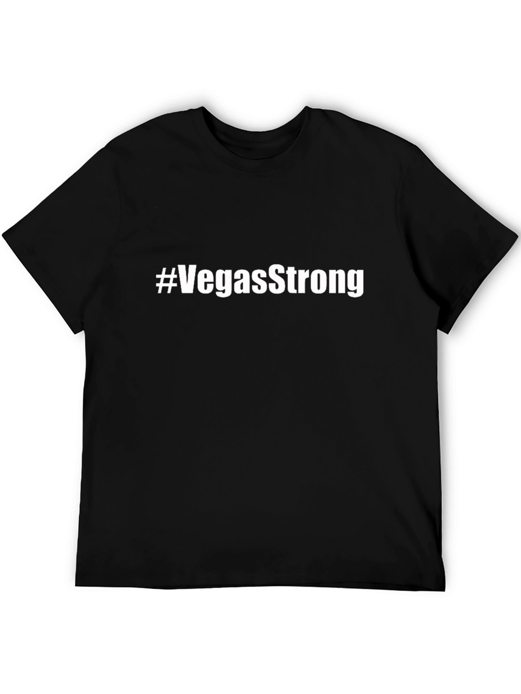 #VegasStrong Black T-Shirt - Show Your Support