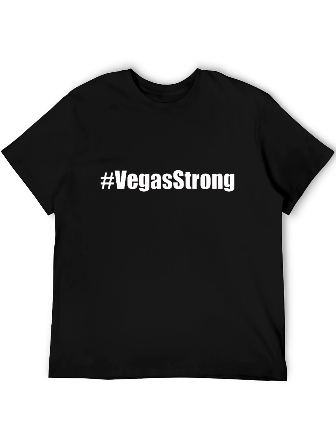 #VegasStrong Black T-Shirt - Show Your Support