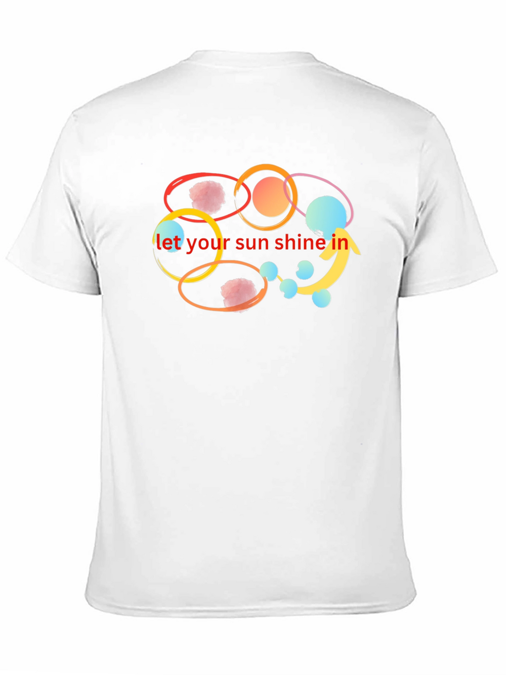 Let Your Sun Shine In Black T-Shirt