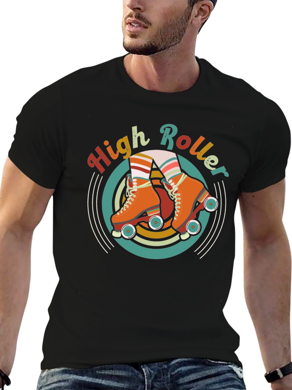 High Roller Retro Graphic Tee