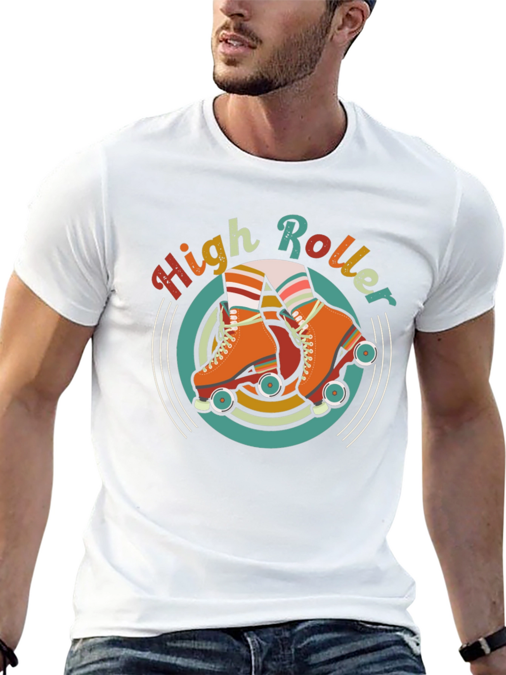 High Roller Retro Graphic Tee