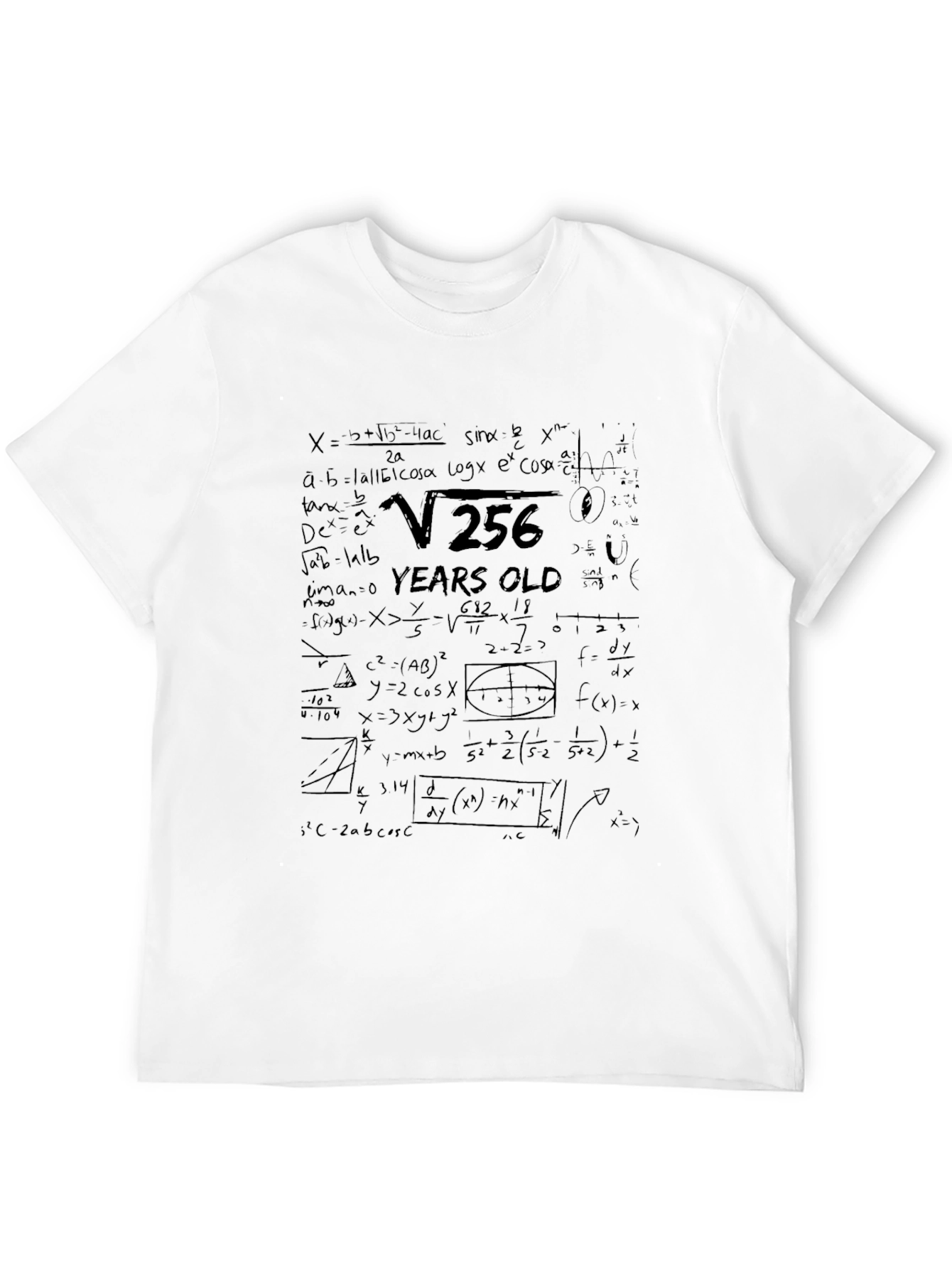 Math Humor T-Shirt: Root 256 = 16 Years Old