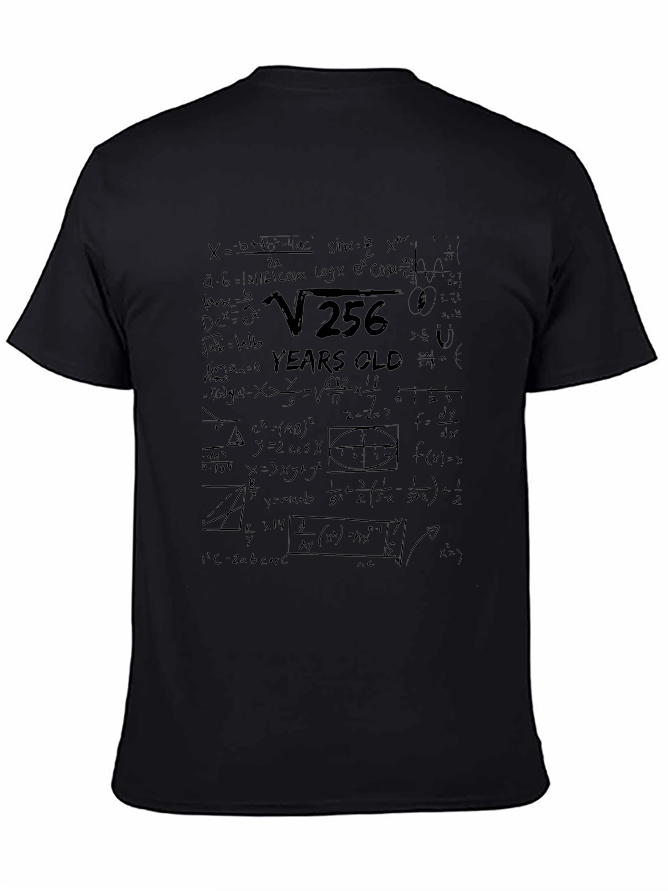 Math Humor T-Shirt: Root 256 = 16 Years Old