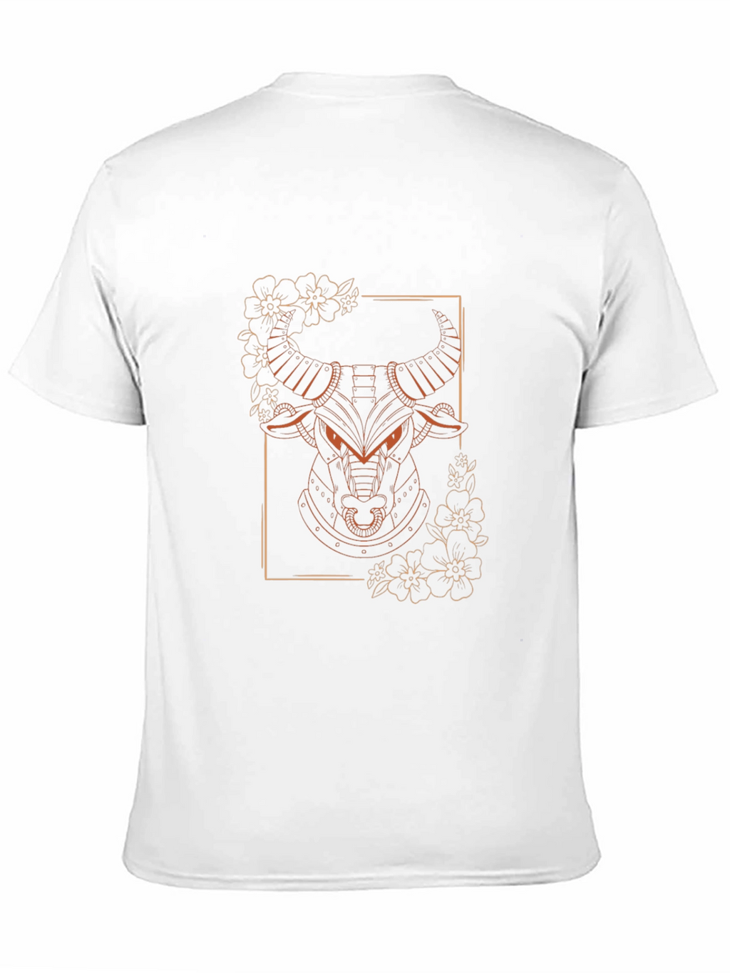 Bull Graphic Tee - Modern Animal Design