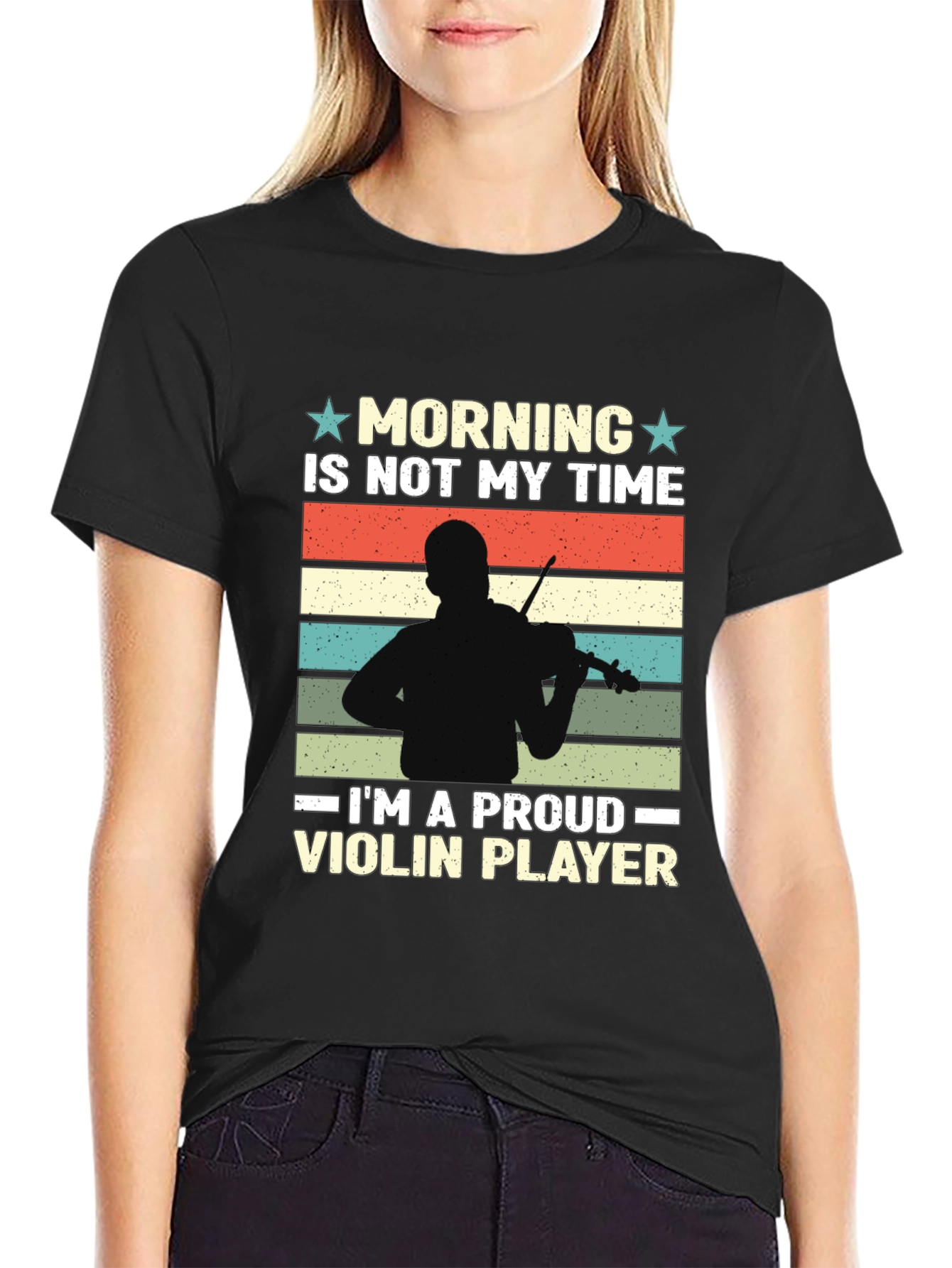 Proud Violin Player T-Shirt - Morning Not My Time!