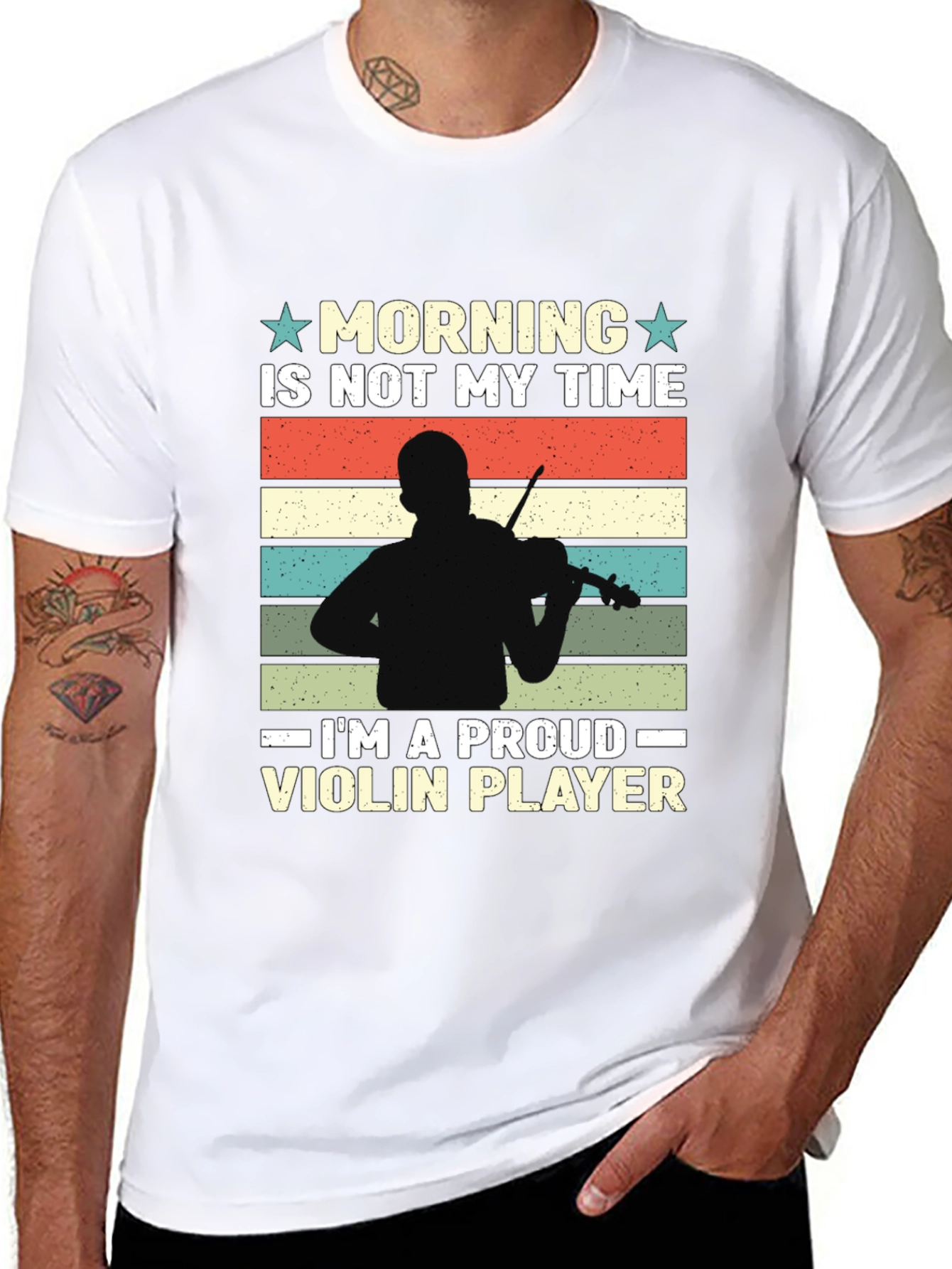 Proud Violin Player T-Shirt - Morning Not My Time!