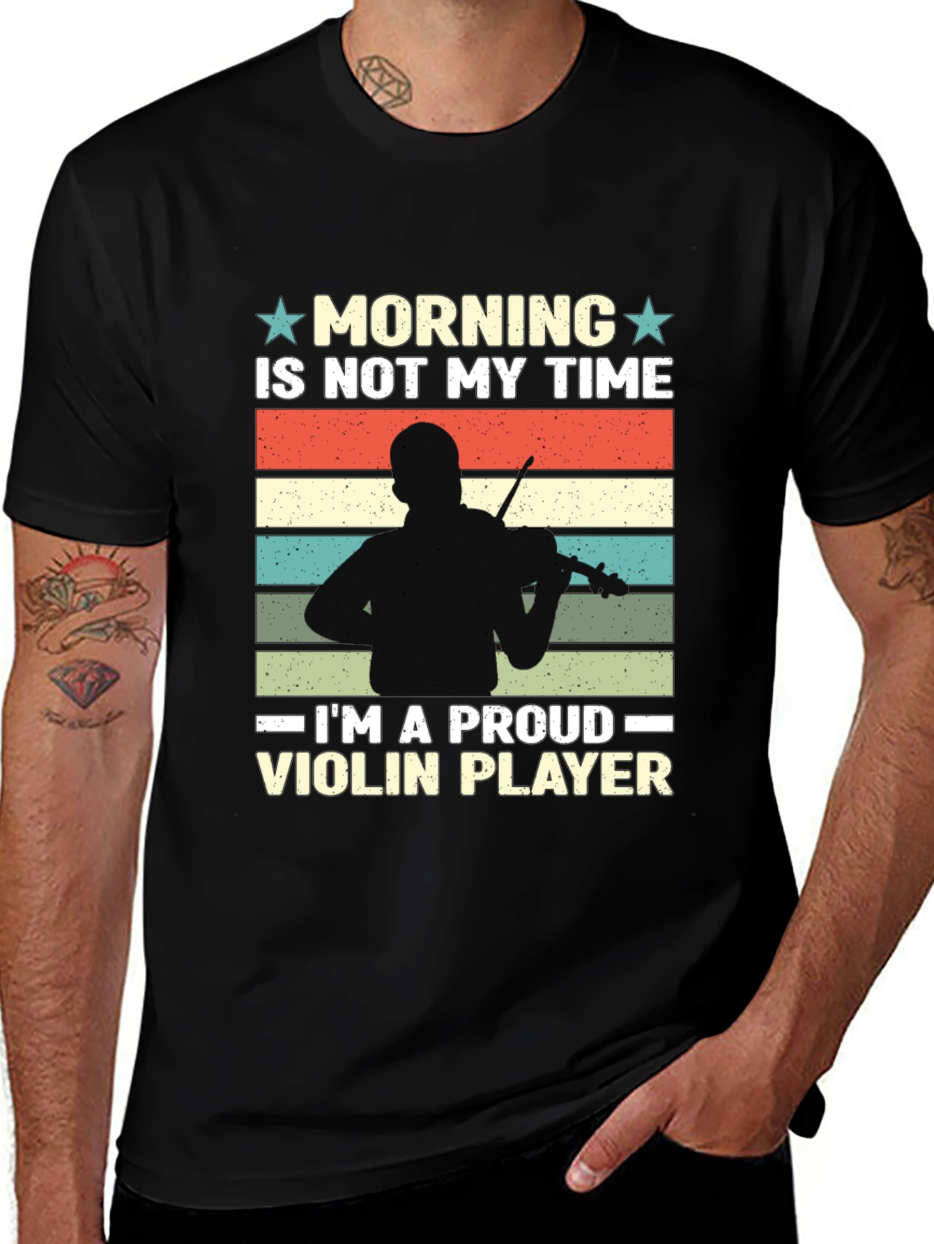 Proud Violin Player T-Shirt - Morning Not My Time!