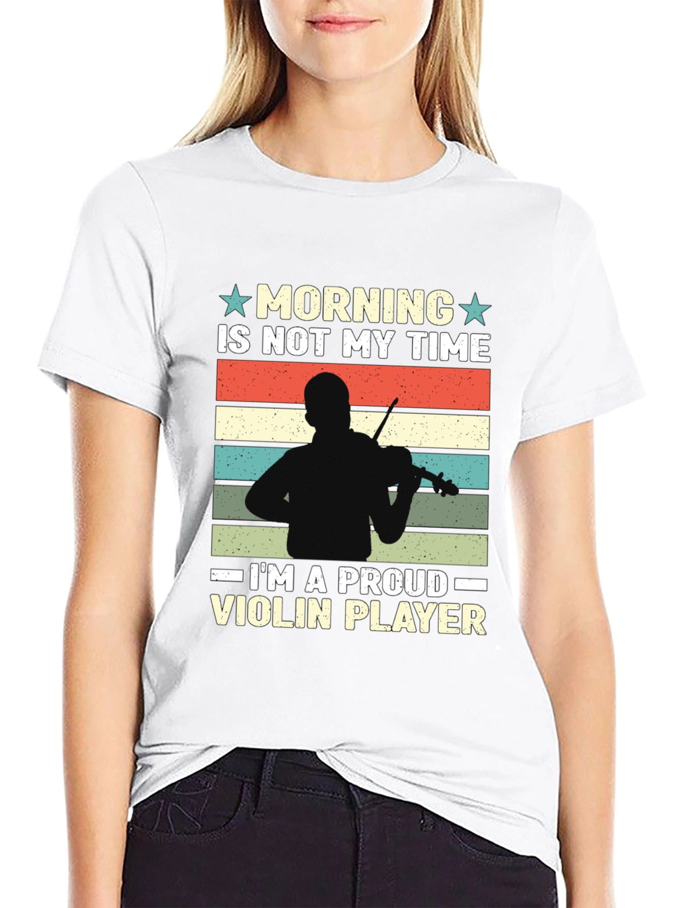 Proud Violin Player T-Shirt - Morning Not My Time!