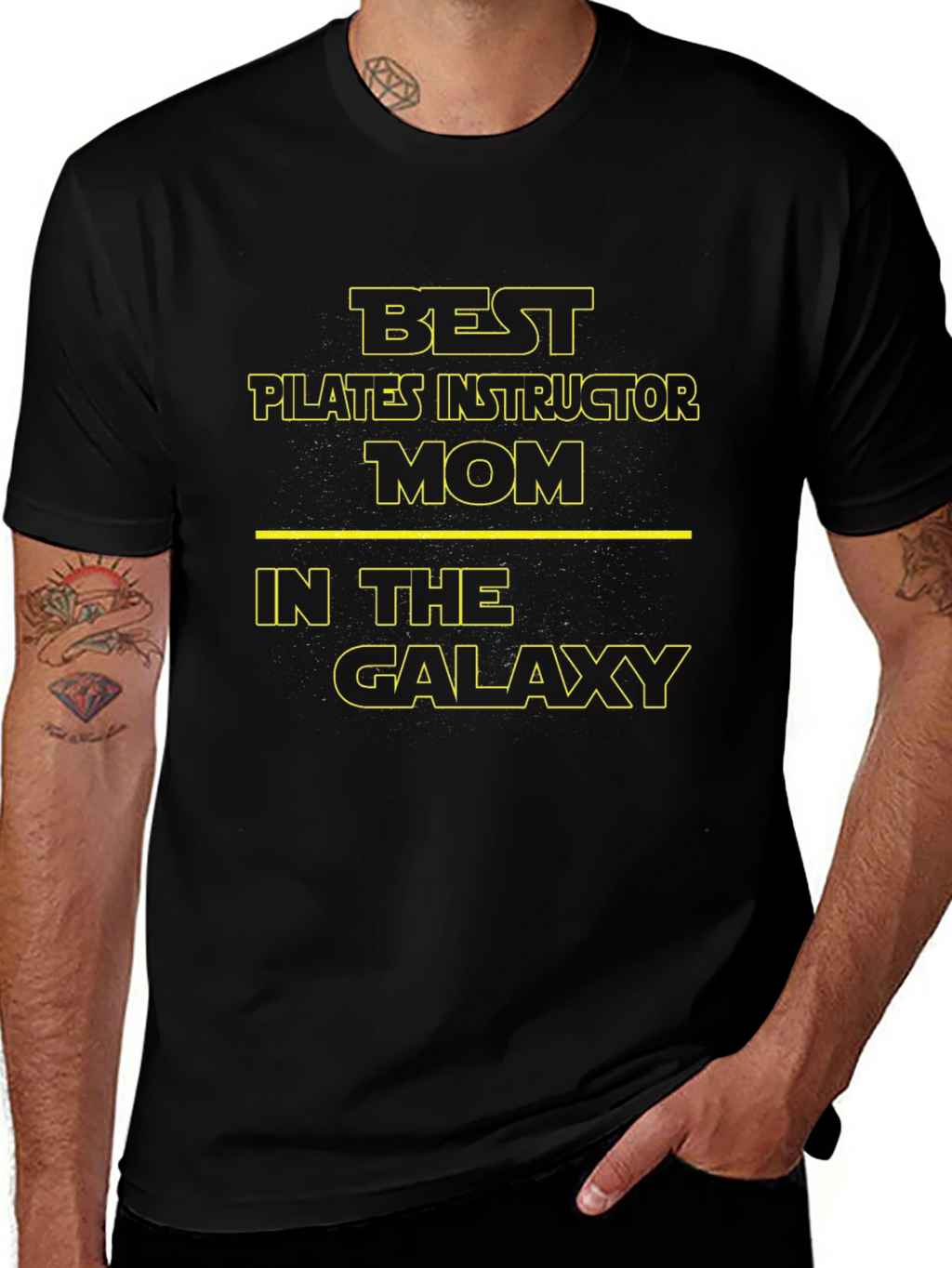 Best Pilates Instructor Mom Galaxy T-Shirt