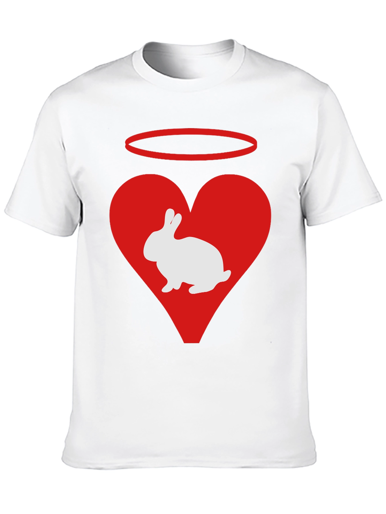 Rabbit Heart Halo Graphic Tee