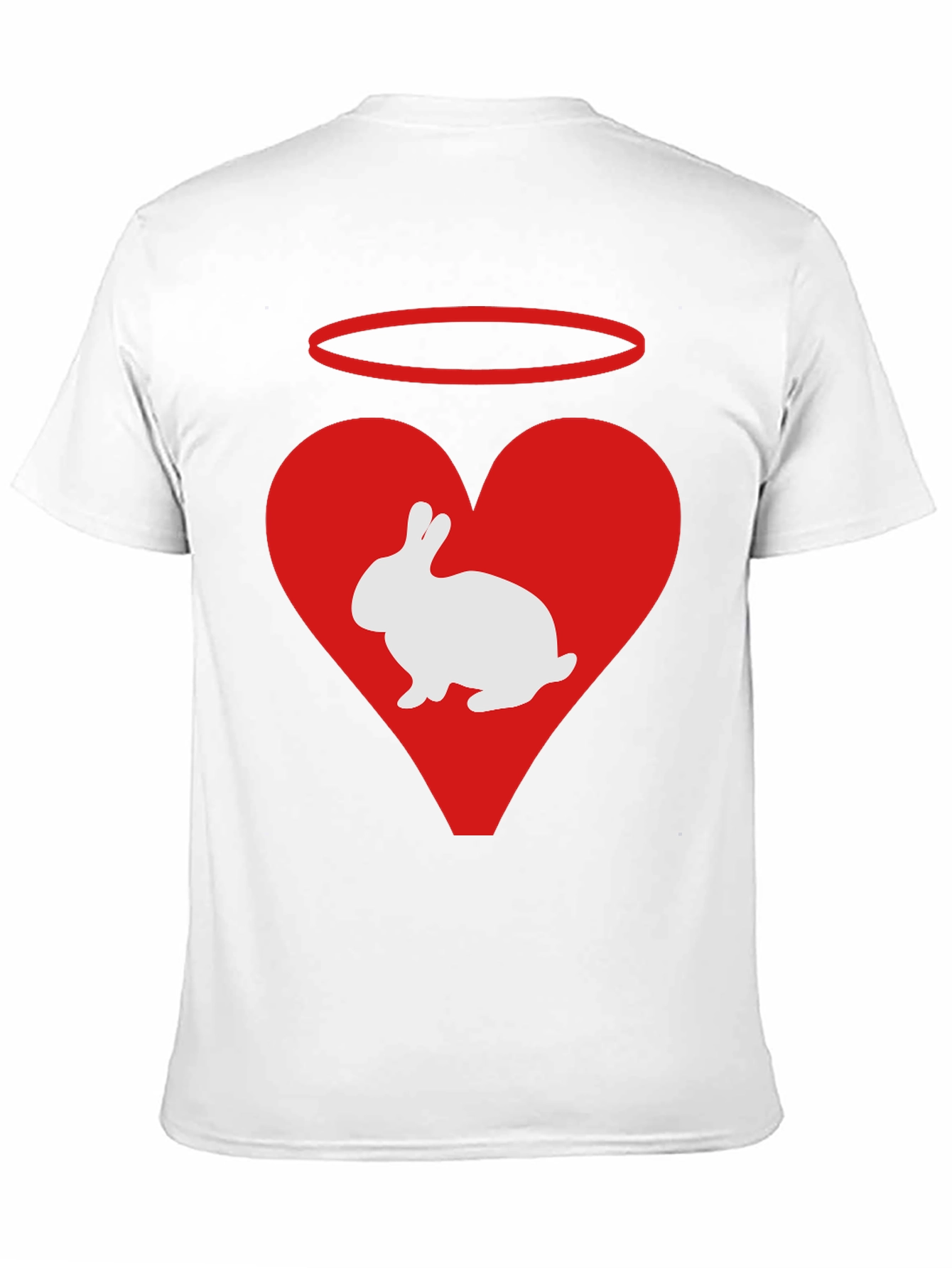 Rabbit Heart Halo Graphic Tee