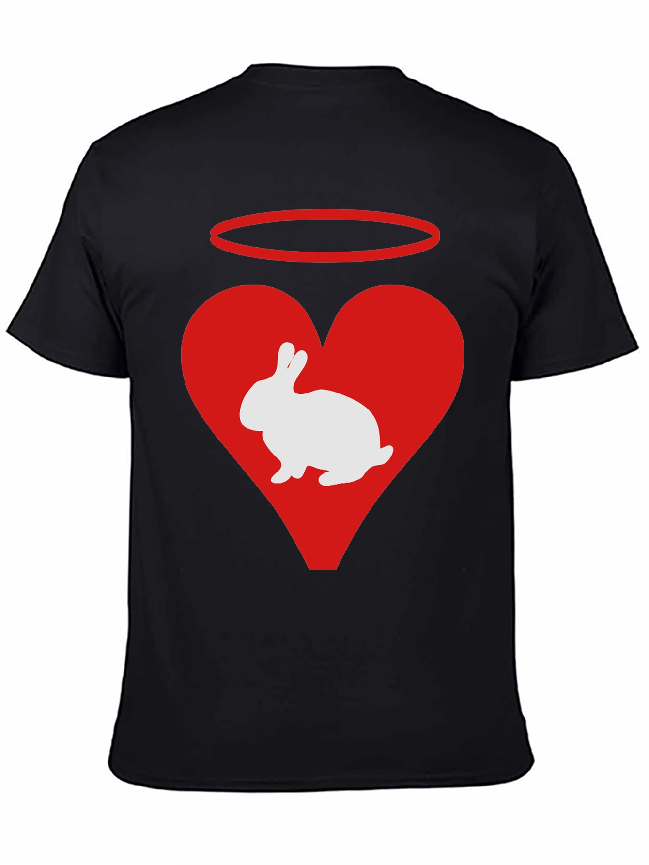 Rabbit Heart Halo Graphic Tee