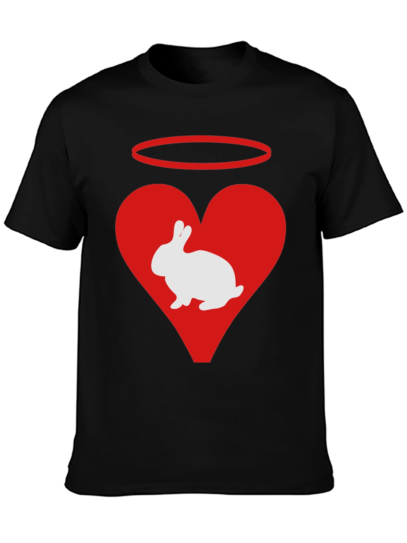 Rabbit Heart Halo Graphic Tee