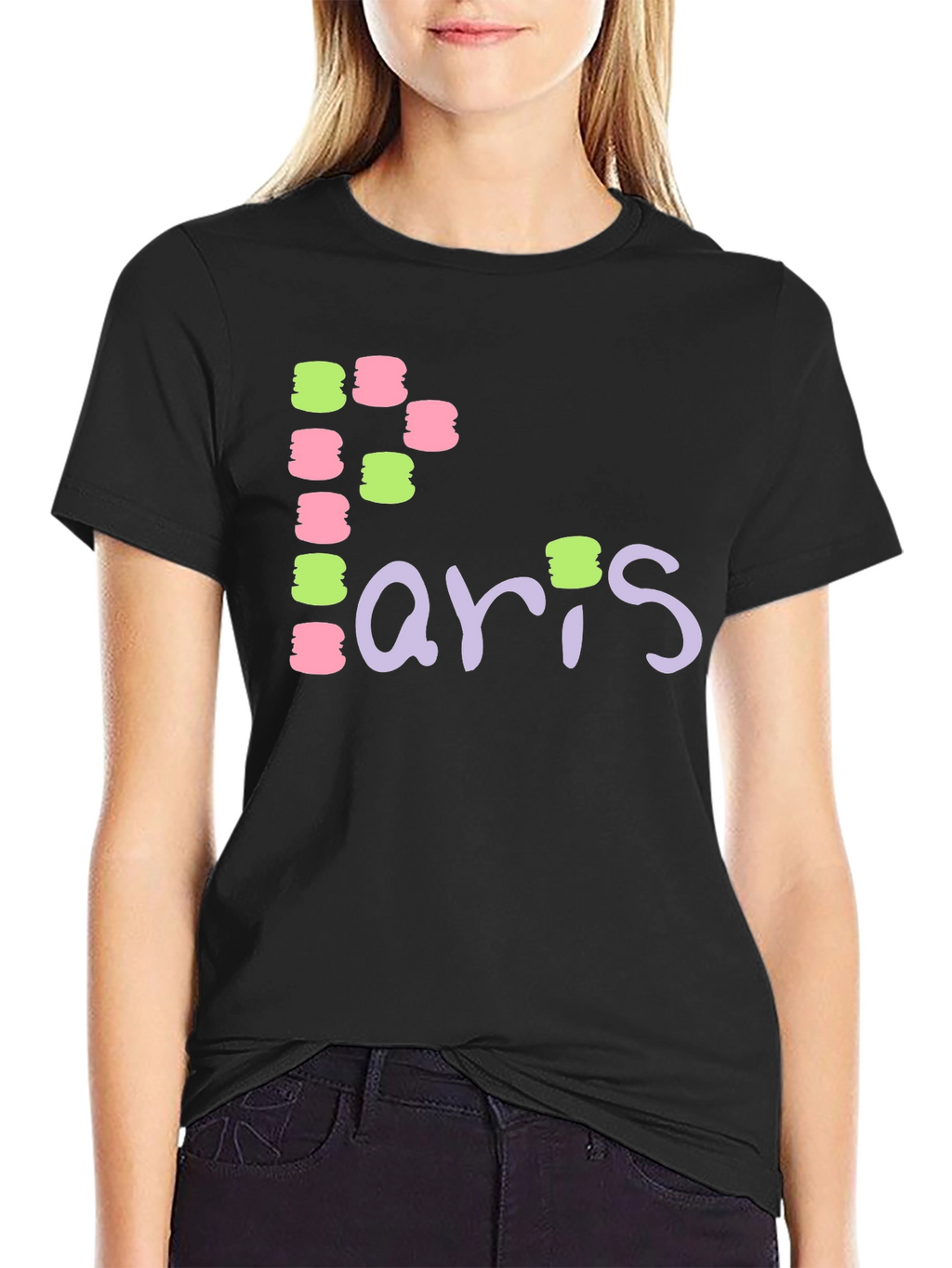 Paris Macaron T-Shirt - Unique Design