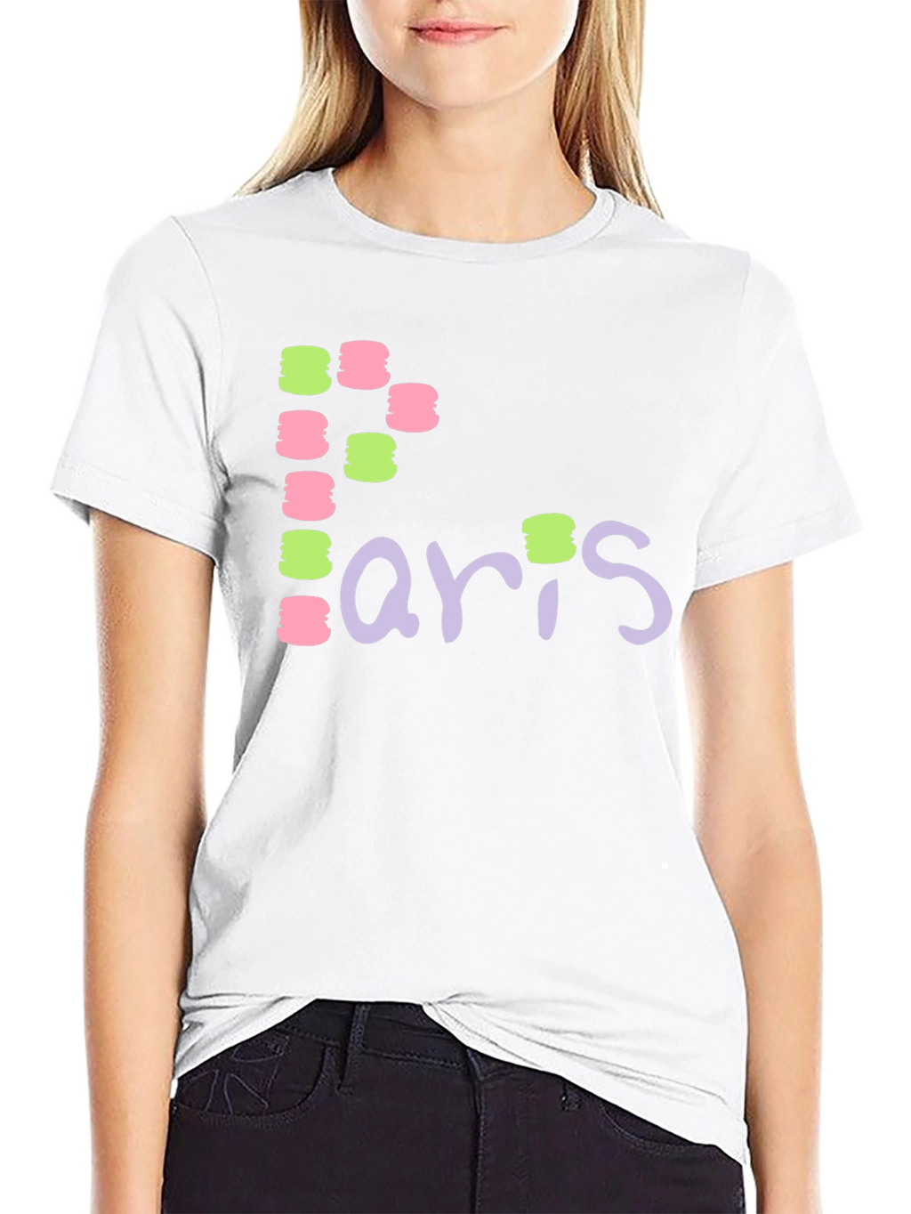 Paris Macaron T-Shirt - Unique Design